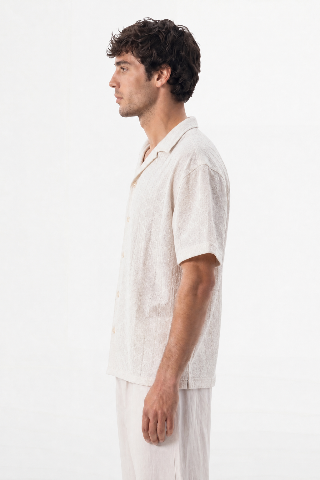 The Portofino White Jacquard