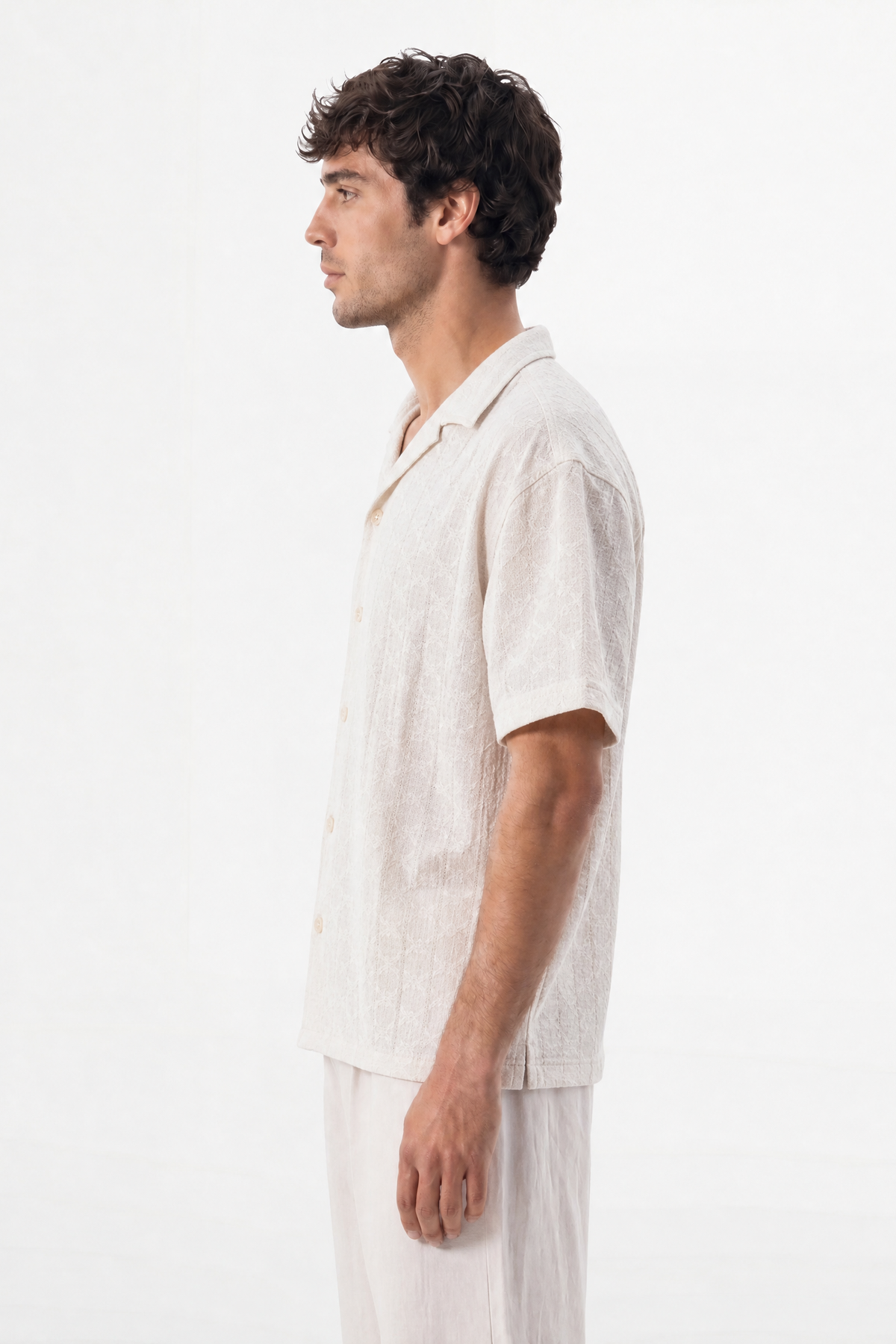 The Portofino White Jacquard
