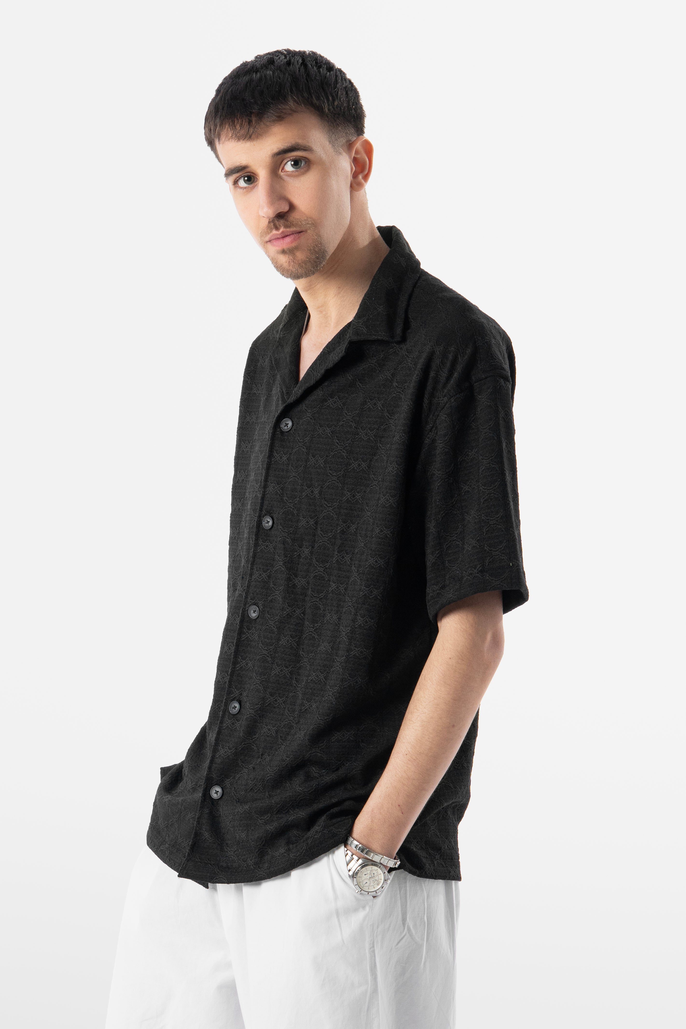 Portofino jaquard black