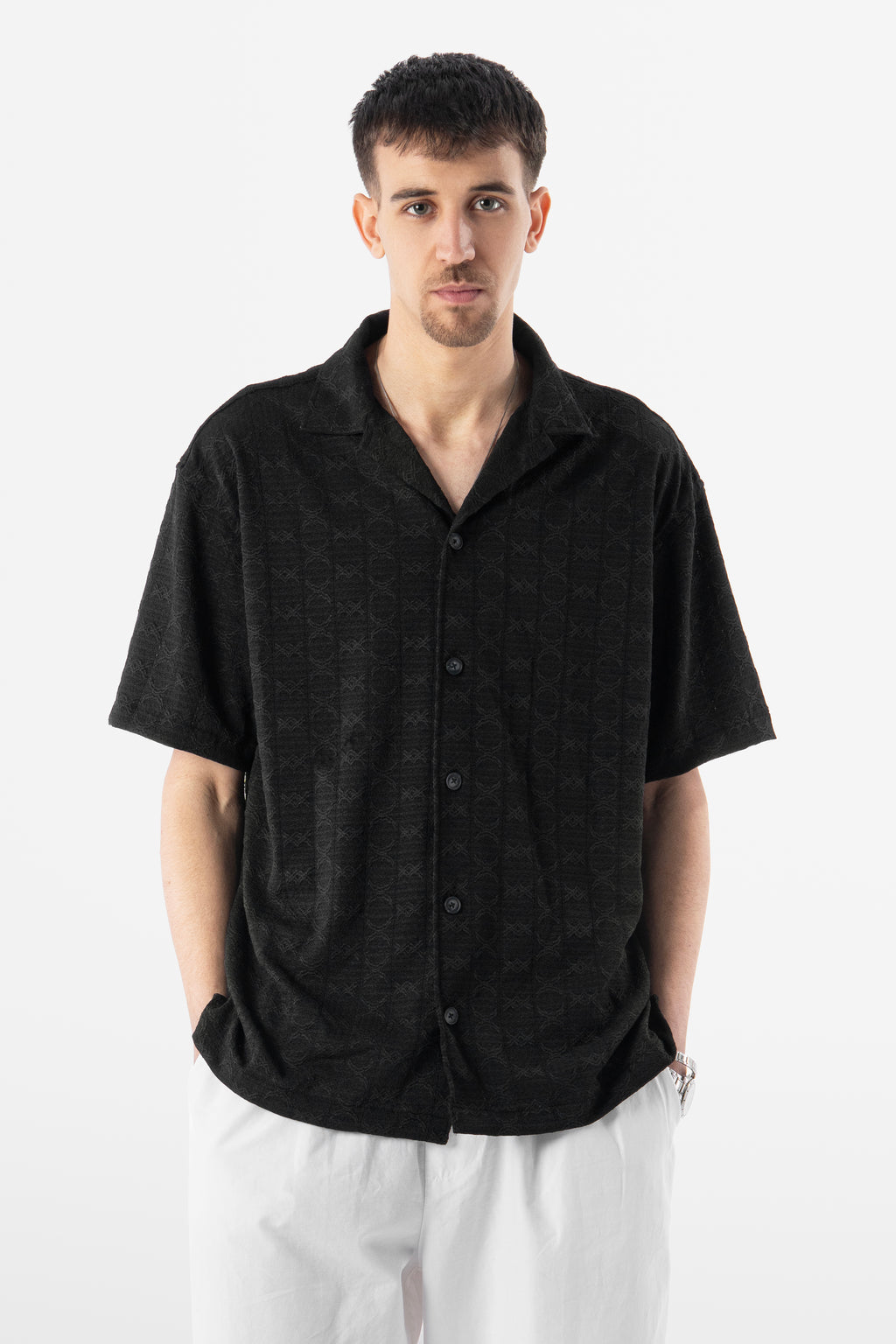 Portofino jaquard black